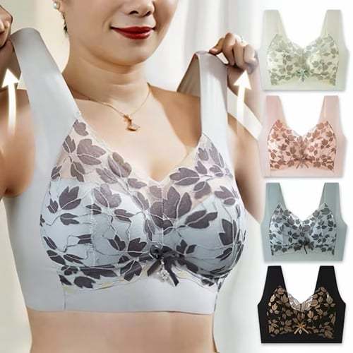 😍Mother's Day Sale Buy 1 Get 2 Free(Add 3 To The Cart)😍-Pure Cotton Instantly lifts Anti-Sagging Wirefree Bra