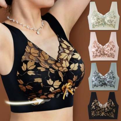 😍Mother's Day Sale Buy 1 Get 2 Free(Add 3 To The Cart)😍-Pure Cotton Instantly lifts Anti-Sagging Wirefree Bra
