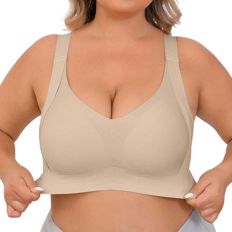 Daily Comfort Wireless Shaper Bra-Black+Grey+Skin