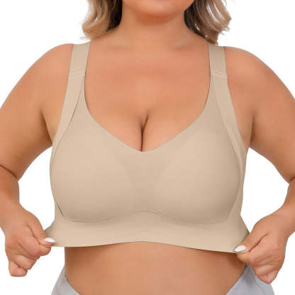 Daily Comfort Wireless Shaper Bra-Black+Grey+Skin
