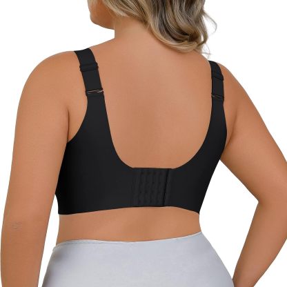Daily Comfort Wireless Shaper Bra-Black+Grey+Skin