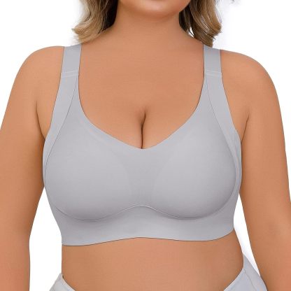 Daily Comfort Wireless Shaper Bra-Black+Grey+Skin