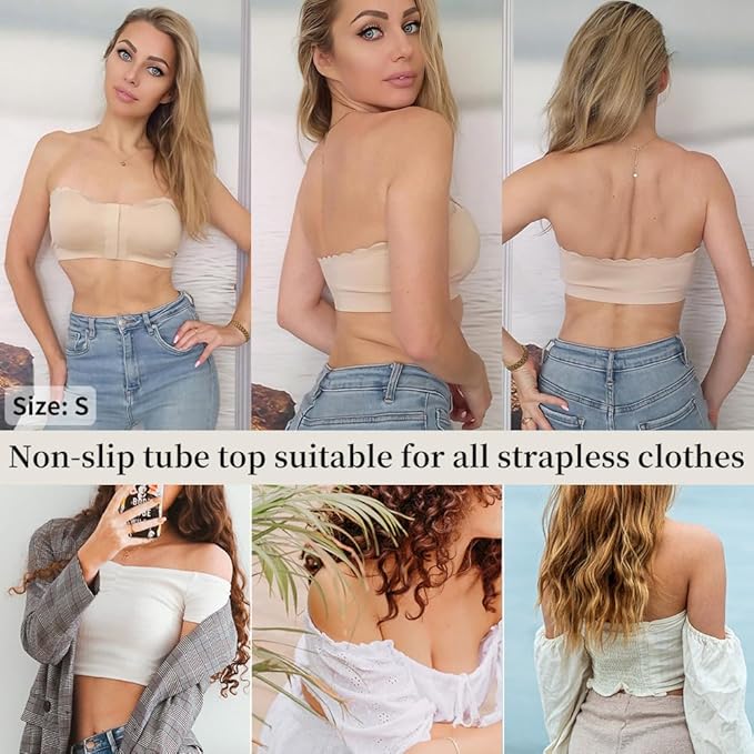 ✨Last Day 49% Off✨-Solid Anti-slip Strapless Bra