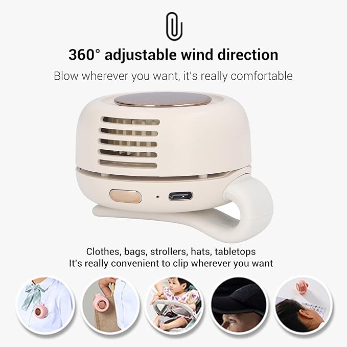 Portable Silent Mini Bladeless Electric Fan