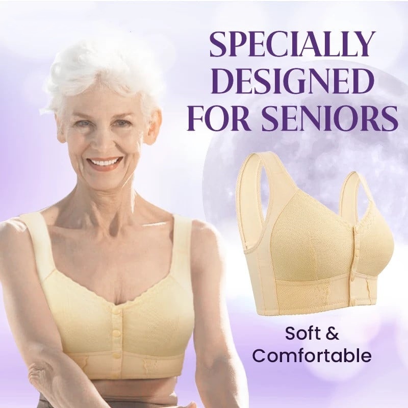 🔥LAST DAY SALE 80% OFF - Front Closure Breathable Bra for Seniors