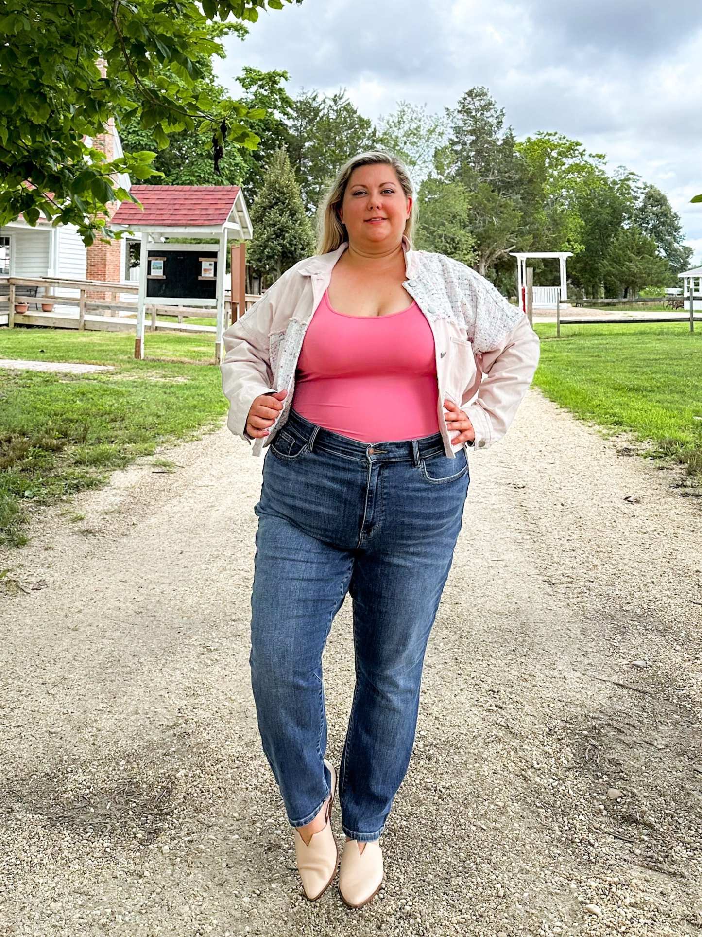 🔥 Blue Tummy Control Butt Lifting Jeans