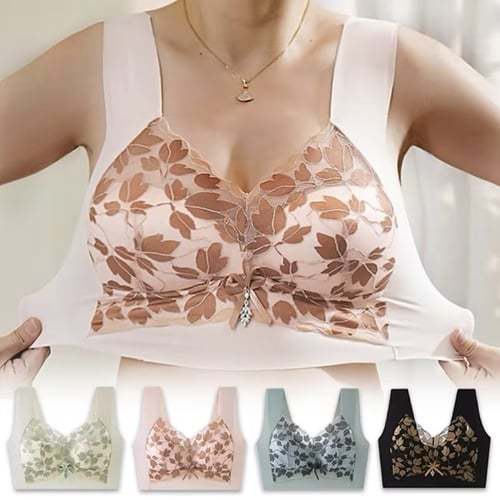 😍Mother's Day Sale Buy 1 Get 2 Free(Add 3 To The Cart)😍-Pure Cotton Instantly lifts Anti-Sagging Wirefree Bra