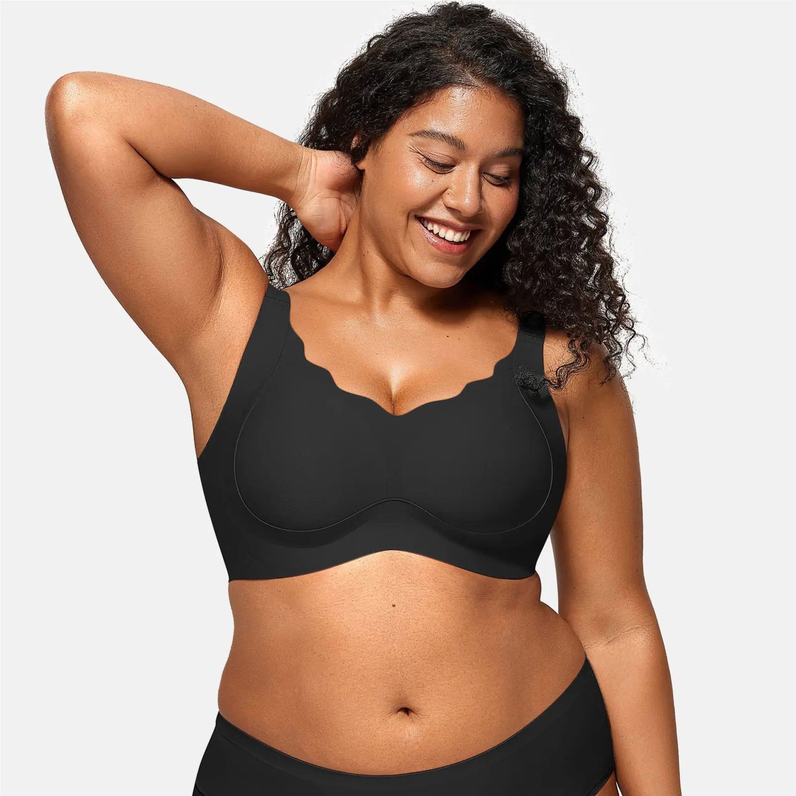 Mother‘s Day Sale💖Seamless Scalloped Push-Up Bra