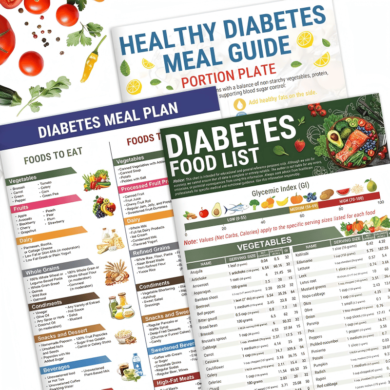 🔥LAST DAY SALE- 49% OFF🎁Diabetes Food List & Meal Planner