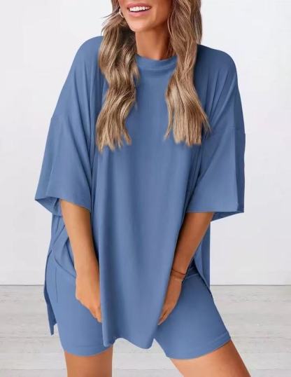 🎁Last Day 49% Off -2025 Women's Summer Casual Loose Two-Piece Casual Suit
