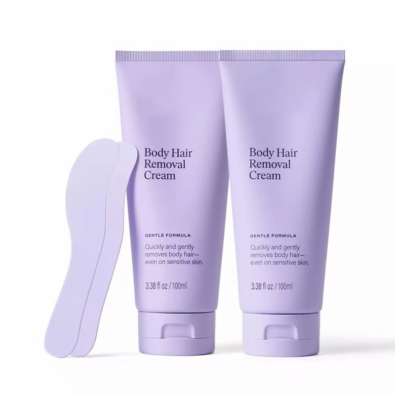 Summer Warm-up 49% Off🏖️Body Hair Removal Cream with Spatula Applicator, Gentle Formula, Safe for Sensit