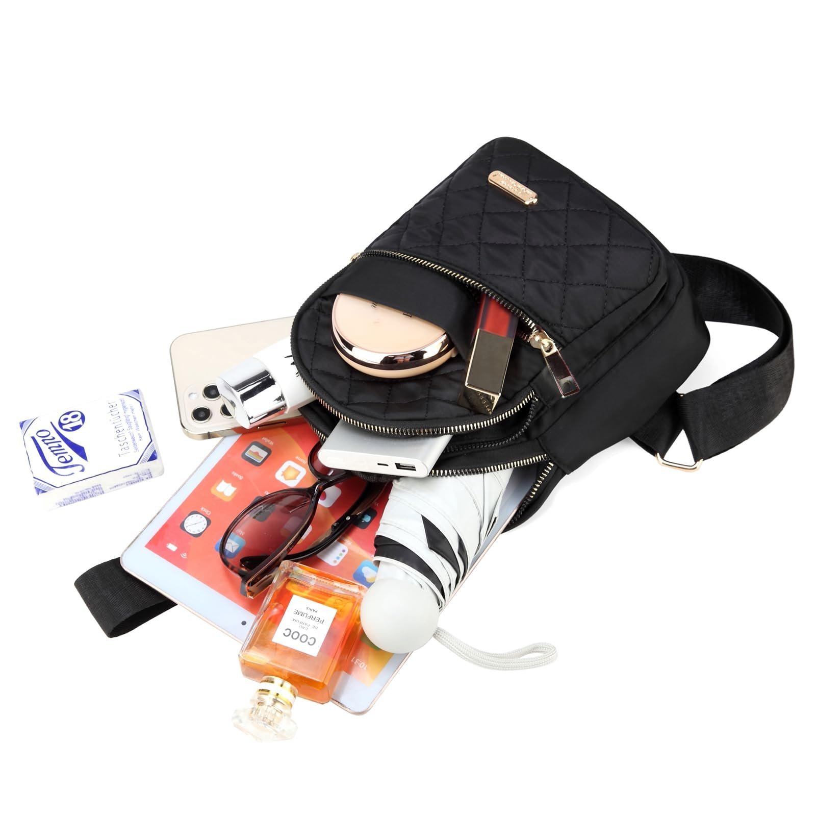 🎁Last Day 49% Off🎉Solid Color Quilted Fanny Pack