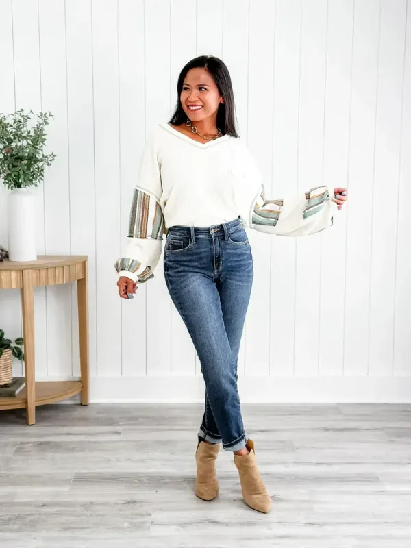 🔥 Blue Tummy Control Butt Lifting Jeans