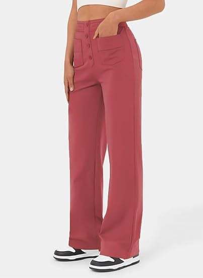 Hot SaleHigh-waisted Elastic Casual Pants