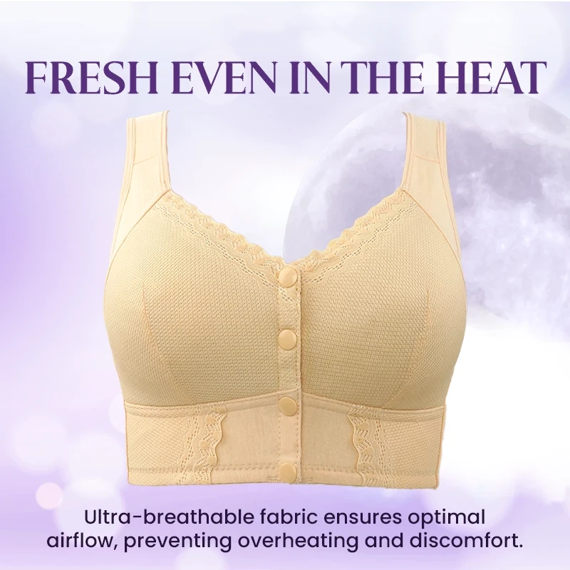 🔥LAST DAY SALE 80% OFF - Front Closure Breathable Bra for Seniors