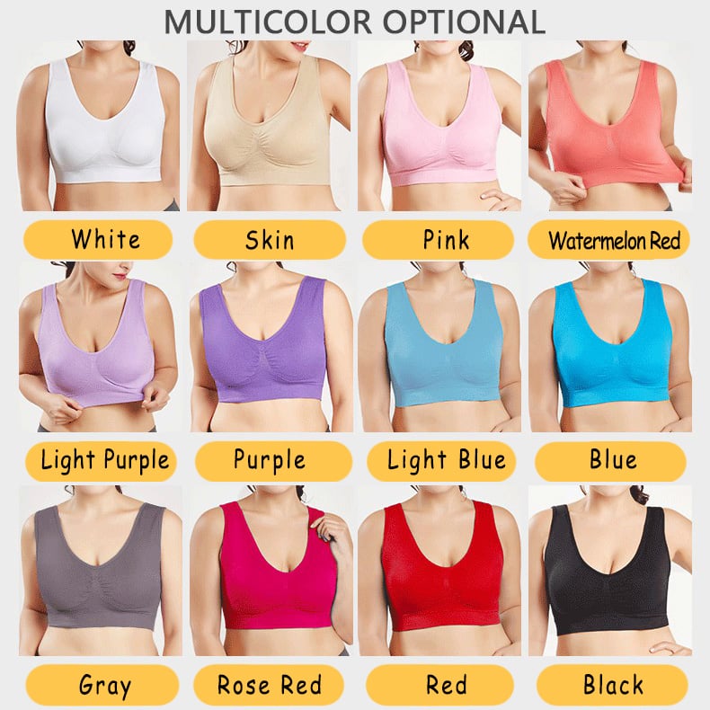🎉BUY 2 GET 1 FREE OFFER (Add 3 items to the cart)🎁Real Plus Size Comfort Bra(Anti-Uniboob)