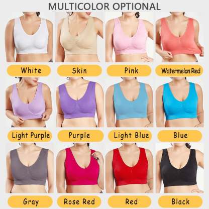 🎉BUY 2 GET 1 FREE OFFER (Add 3 items to the cart)🎁Real Plus Size Comfort Bra(Anti-Uniboob)