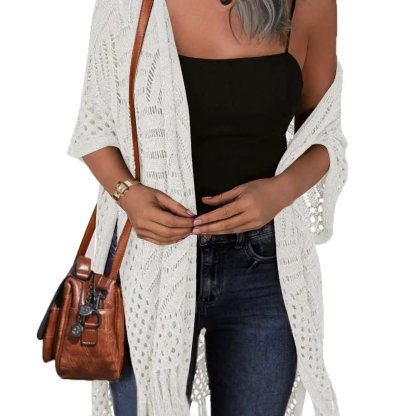 Last Day 49% OFF 🔥Boho Tassel Hollow-Out Knit Cardigan
