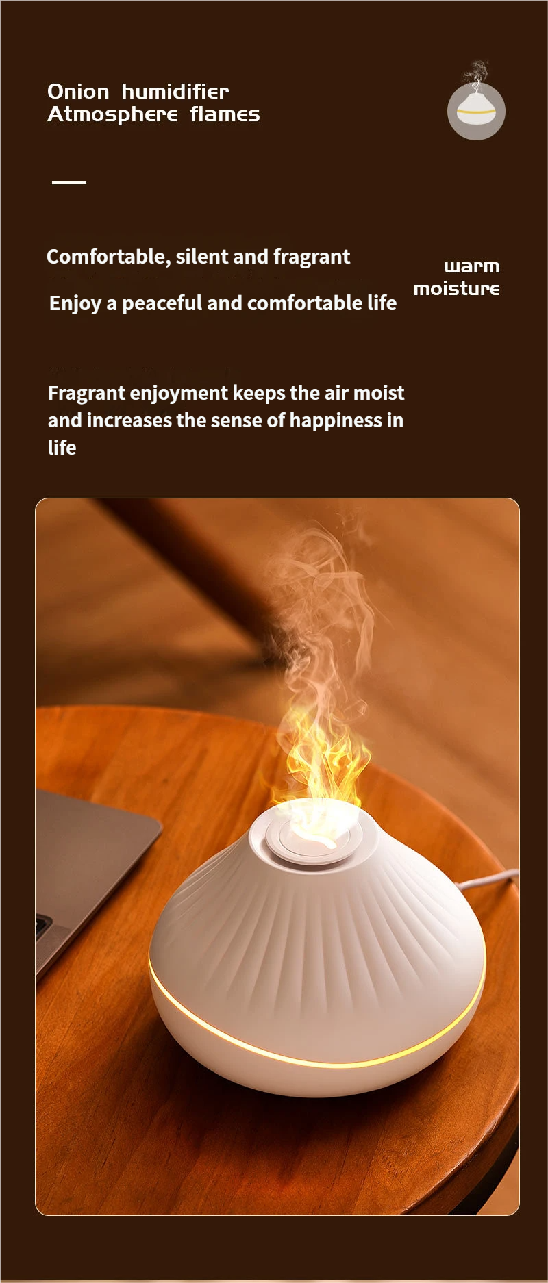 ✨New Flame-Effect Aromatherapy Diffuser