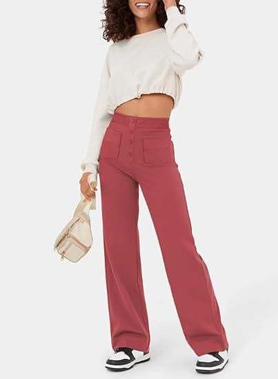 Hot SaleHigh-waisted Elastic Casual Pants