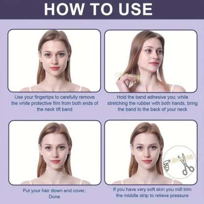 🔥Face Neck Lifting Tape (Long-Lasting)