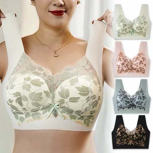 😍Mother's Day Sale Buy 1 Get 2 Free(Add 3 To The Cart)😍-Pure Cotton Instantly lifts Anti-Sagging Wirefree Bra