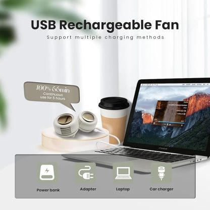 Portable Silent Mini Bladeless Electric Fan