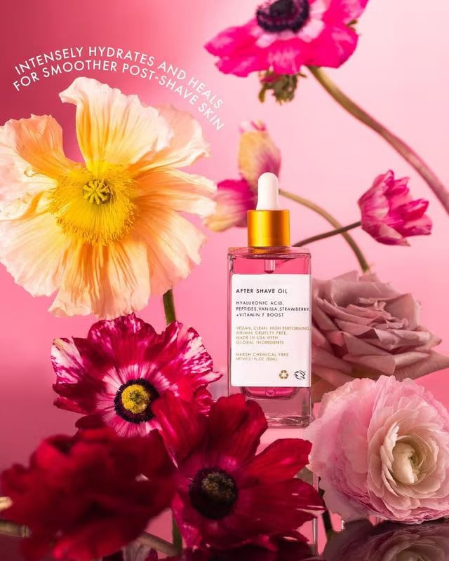 🍓 After Shave Oil - Strawberry & Vanilla Scent