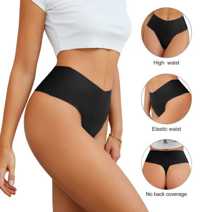 No Show Seamless High Rise Thong