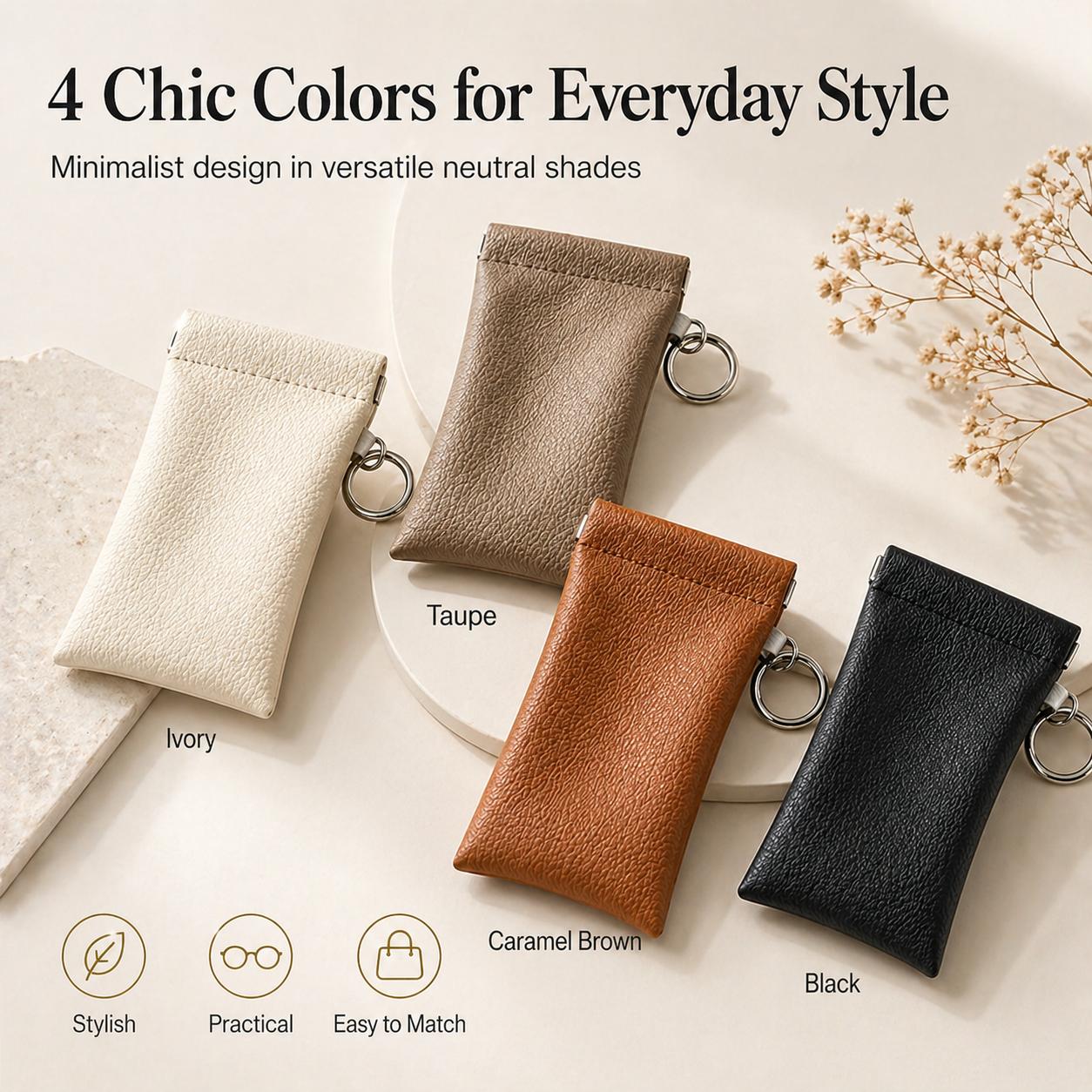Soft PU Leather Sunglasses Pouch Elastic Opening Eyeglasses Bag, Portable Anti-Scratch Glasses Storage Case With Built-in Cleaning Cloth And Keychain, Minimalist Lightweight Protective Sleeve For Daily Travel Outdoor Women Men Accessories Soft PU Leather Sunglasses Pouch Elastic Opening Eyeglasses Bag, Portable Anti-Scratch Glasses Storage Case With Built-in Cleaning Cloth And Keychain, Minimalist Lightweight Protective Sleeve For Daily Travel Outdoor Women Men Accessories