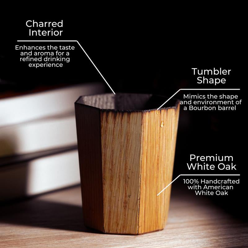 🎁Last Day Promotion 49% OFF🔥Whiskey Grail - Handmade and Charred Drinking Vessel - Ideal Whiskey Glass for Whiskey Consumption