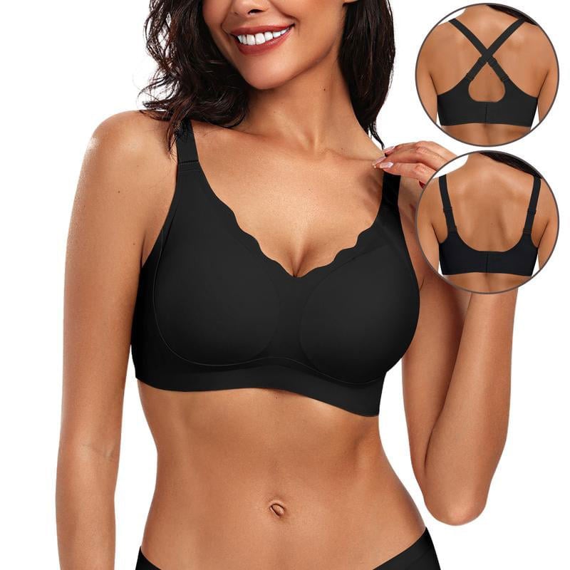Mother‘s Day Sale💖Seamless Scalloped Push-Up Bra