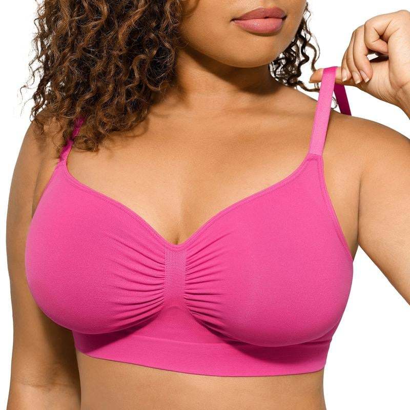 🔥Hot Sale Promotion 49% OFF🎁Women's Wireless Sculpt Bra Comfort Bralettes No Underwire Unlined Cami Bra Seamless Tshirt Bras