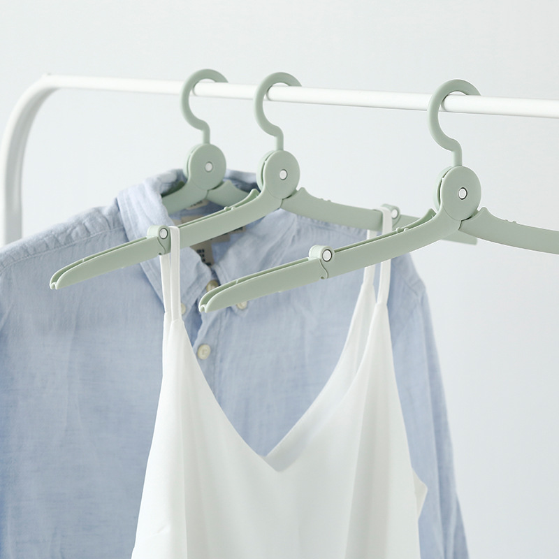 Self-designed travel folding clothes hanger