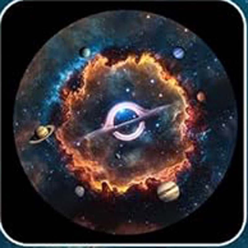 Romantic atmosphere-themed star projector lamp（A random gift of two starry sky discs）