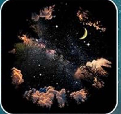 Romantic atmosphere-themed star projector lamp（A random gift of two starry sky discs）