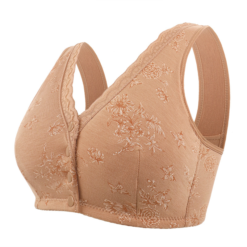 BUY 2 GET 1 FREE OFFER (Add 3 items to the cart)- Lifting Floral Front Closure Bra