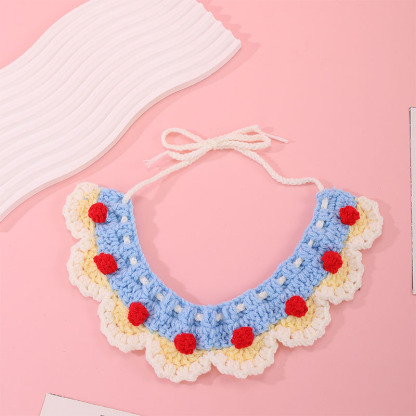 Pet handmade woven scarf
