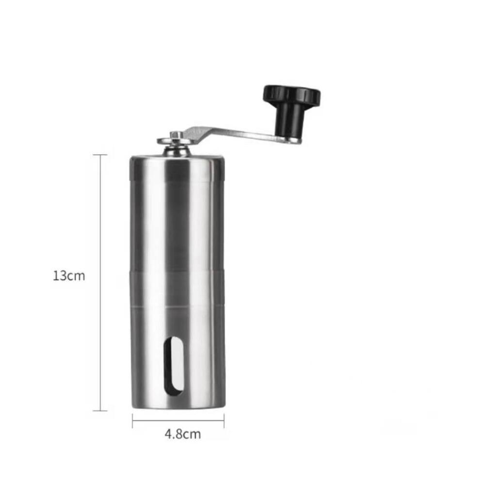 Super convenient hand-crank coffee maker