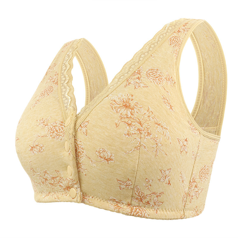 BUY 2 GET 1 FREE OFFER (Add 3 items to the cart)- Lifting Floral Front Closure Bra