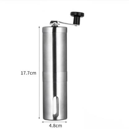 Super convenient hand-crank coffee maker