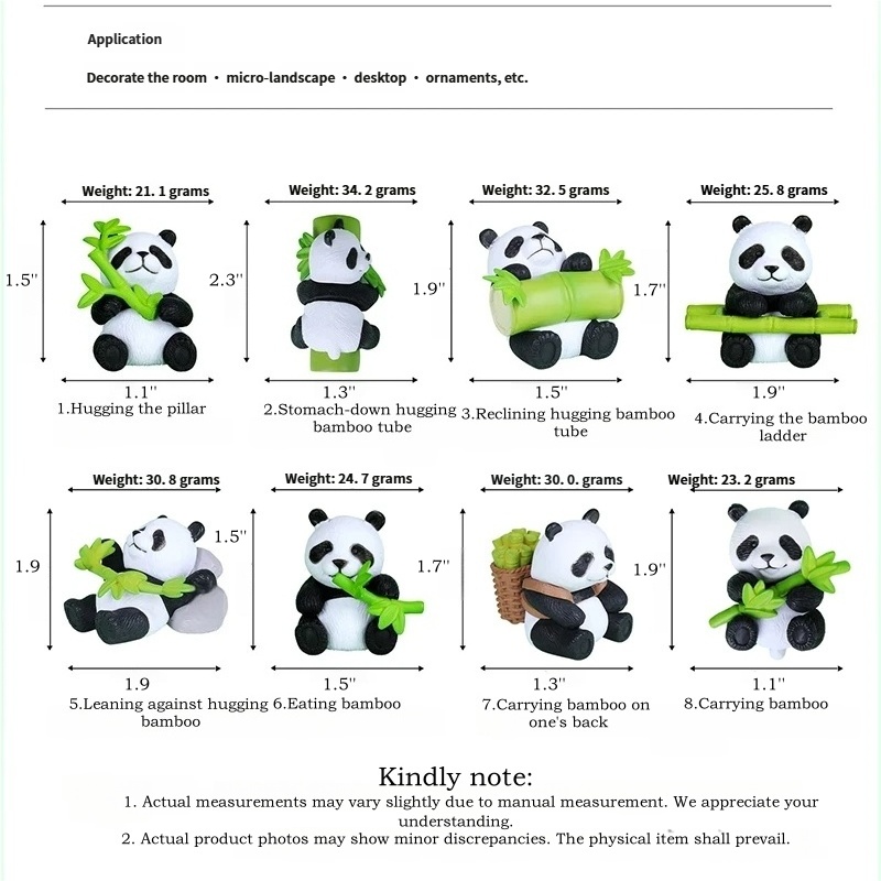 ✨Super cute Chinese panda figurine