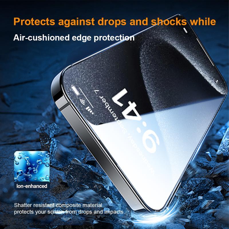 🔥 📱One Fish Luxury Privacy Screen Protector-Dust Free Without Bubbles