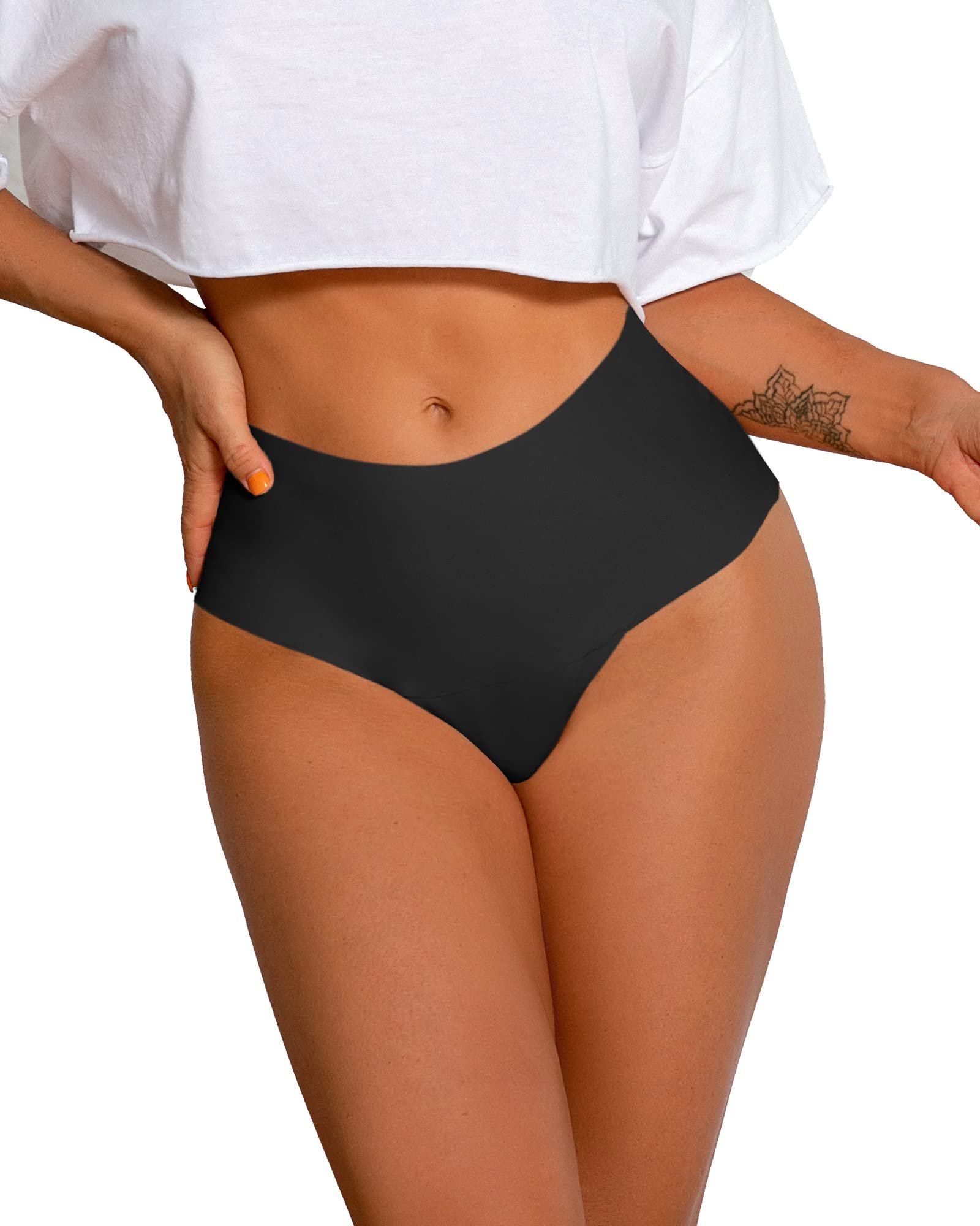 No Show Seamless High Rise Thong