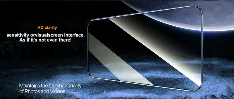 Product Introduction of One Fish Luxury Privacy Screen Protector 2 Pack for iPhone - Fingerprint Proof, Scratch Resistant, Plasma Plating Process, High Quality Design 7