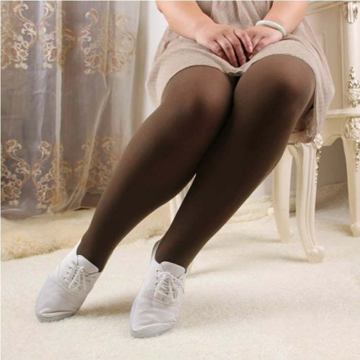 MAGIC VELVET LINED LEGGINGS • CLOSED FOOT (LOOKS LIKE PANTYHOSE)