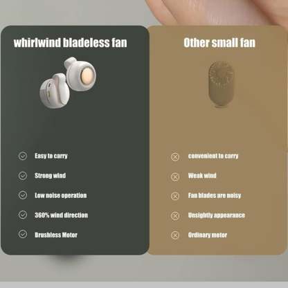 Portable Silent Mini Bladeless Electric Fan