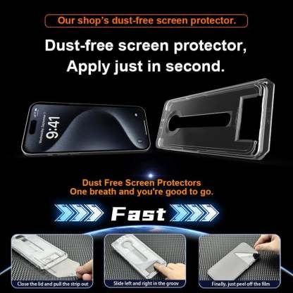 🔥 📱One Fish Luxury Privacy Screen Protector-Dust Free Without Bubbles