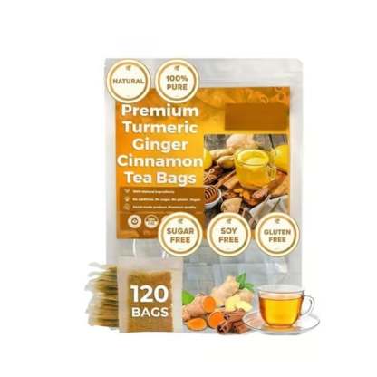 100% Natural Turmeric Ginger Cinnamon Tea