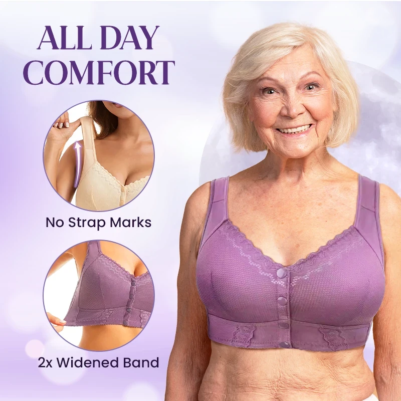 🔥LAST DAY SALE 80% OFF - Front Closure Breathable Bra for Seniors